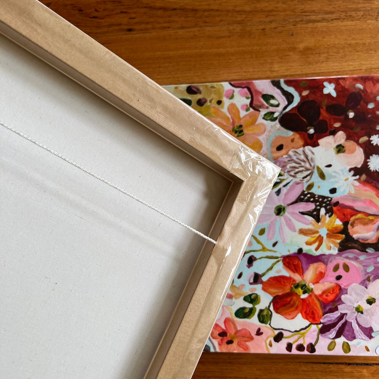 Settle petal unframed canvas print