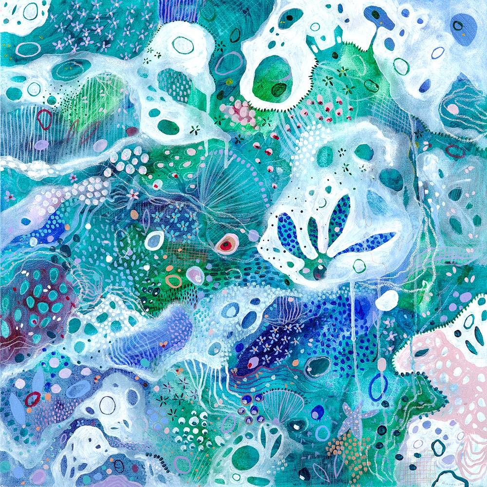 APRON in "Sea Flower" Print FREE NEXT DAY POSTAGE!!