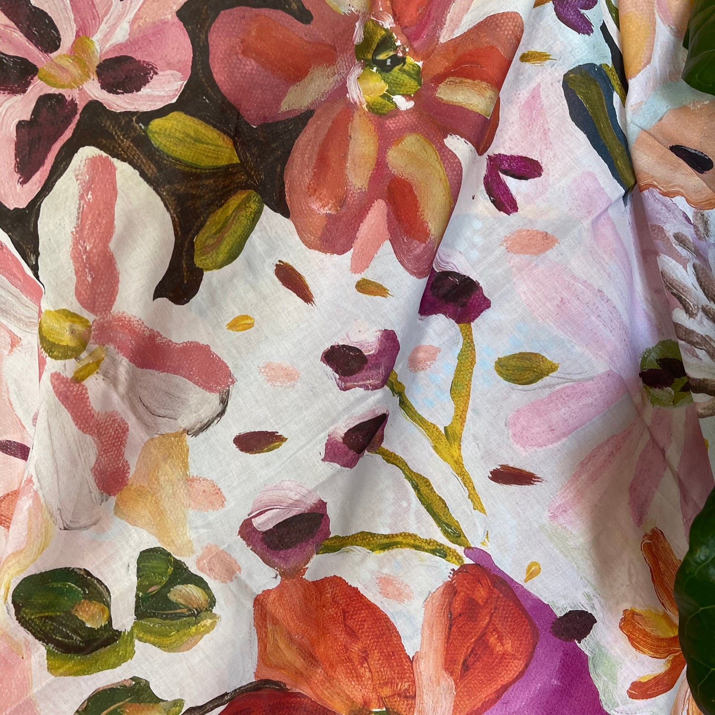 “Settle petal” Cotton voile scarf