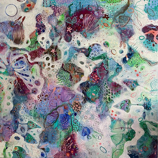 "the plunge" Large matted print