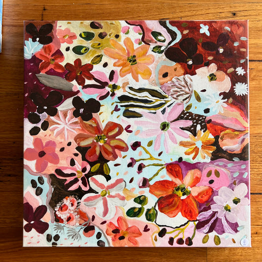 Settle petal unframed canvas print