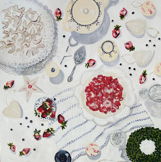 "Christmas Day" Large scale painting